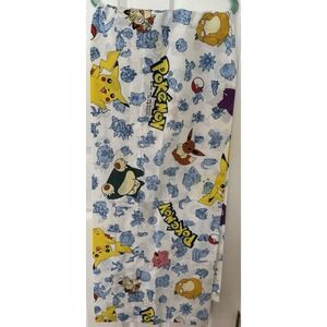 Vintage‎ POKEMON Curtain  Valence PIKACHU NINTENDO FABRIC 1998 84x15